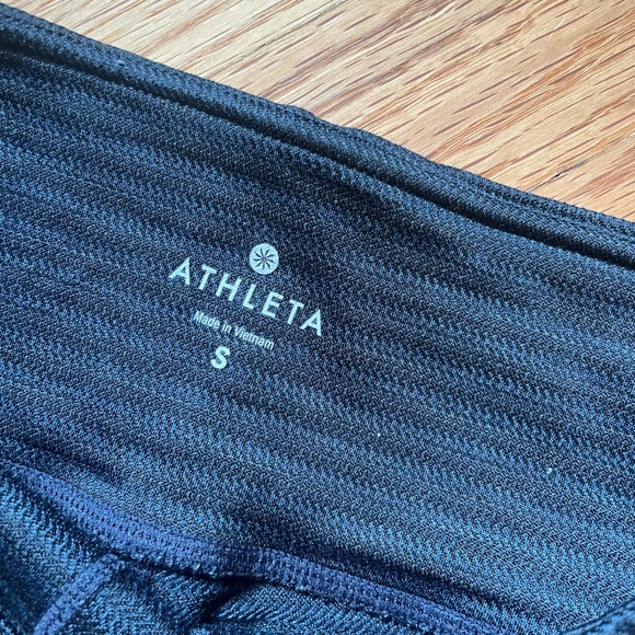 Athleta navy leggings with cutouts - Picture 3 of 4